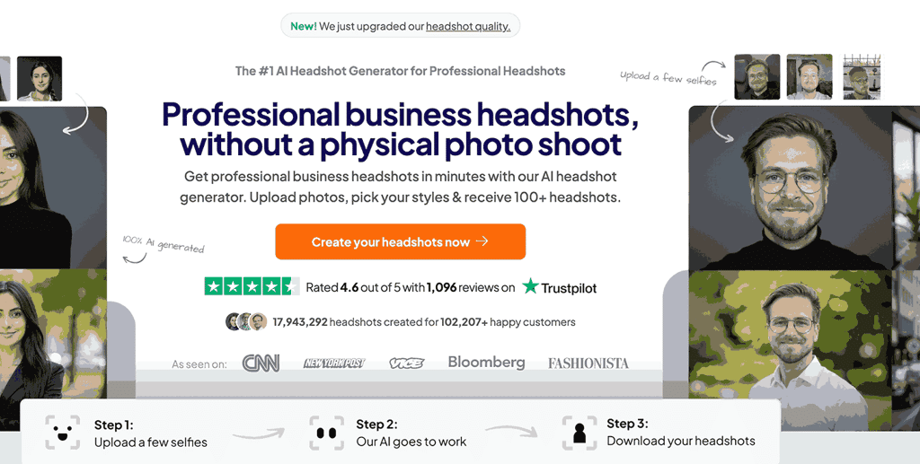 Headshotpro.com Review - Analysis of the AI Headshot Generator