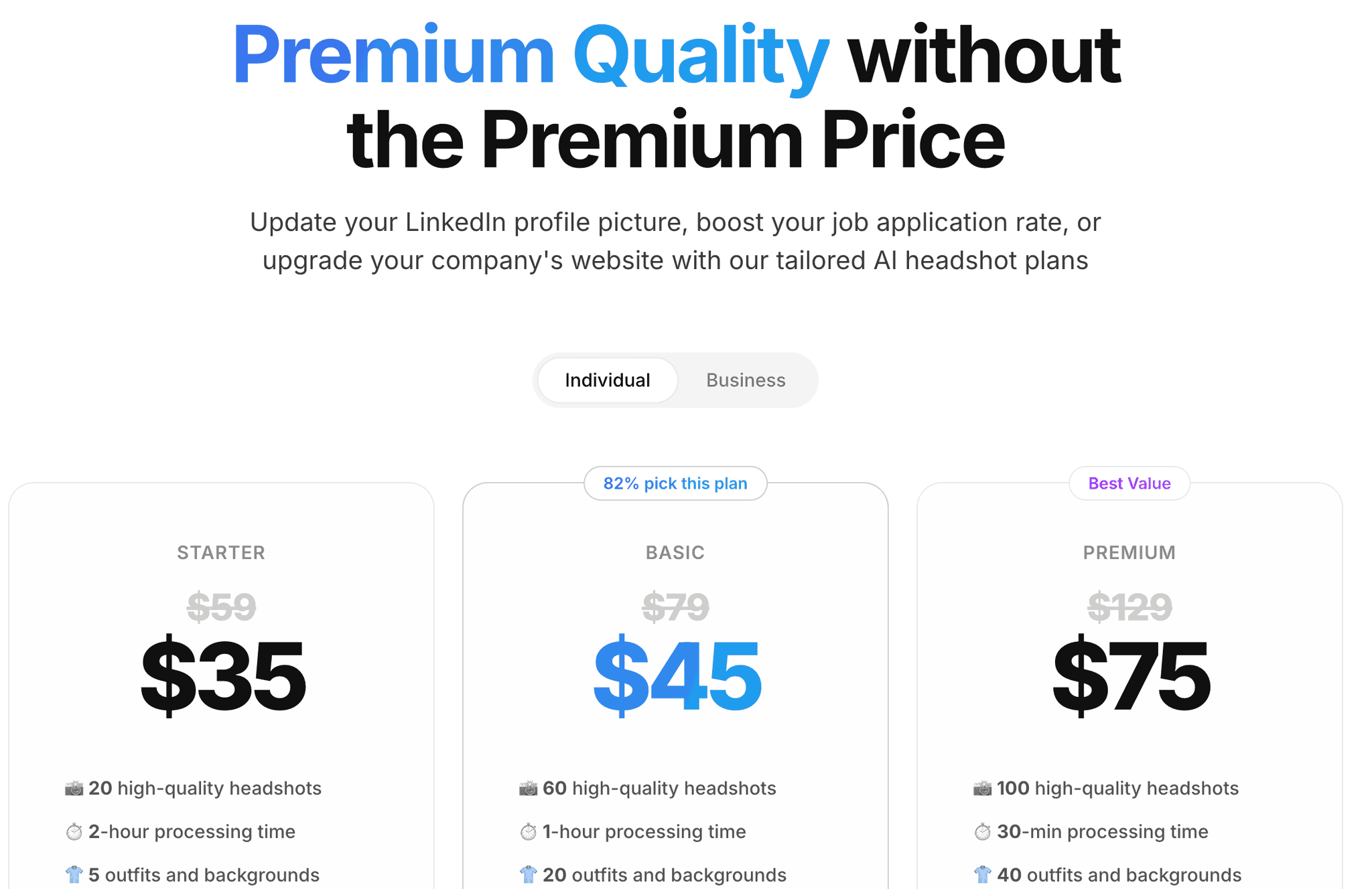 pricing-ai-headshots