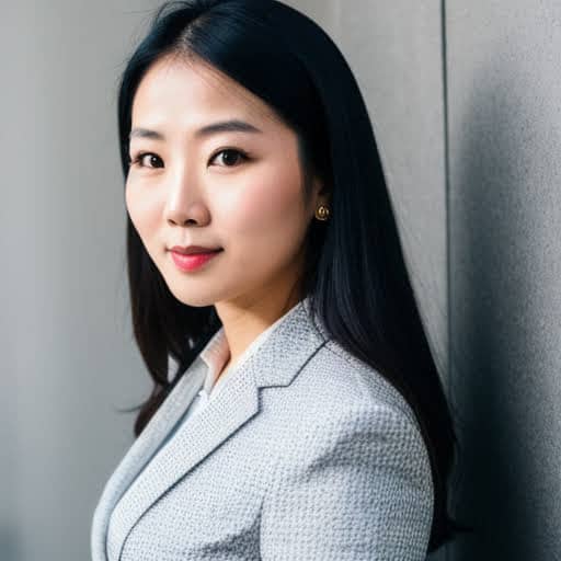 professional ai woman lawyer portrait whit formal clothes