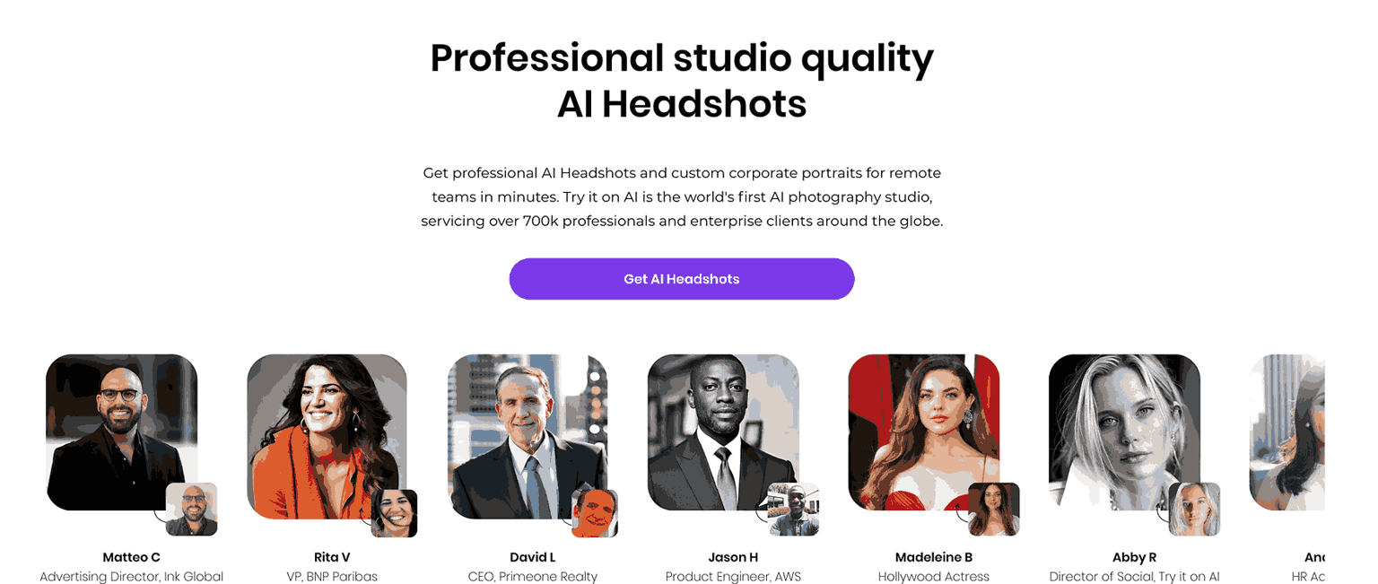 Tryitonai.com Review - Analysis of the AI Headshot Generator